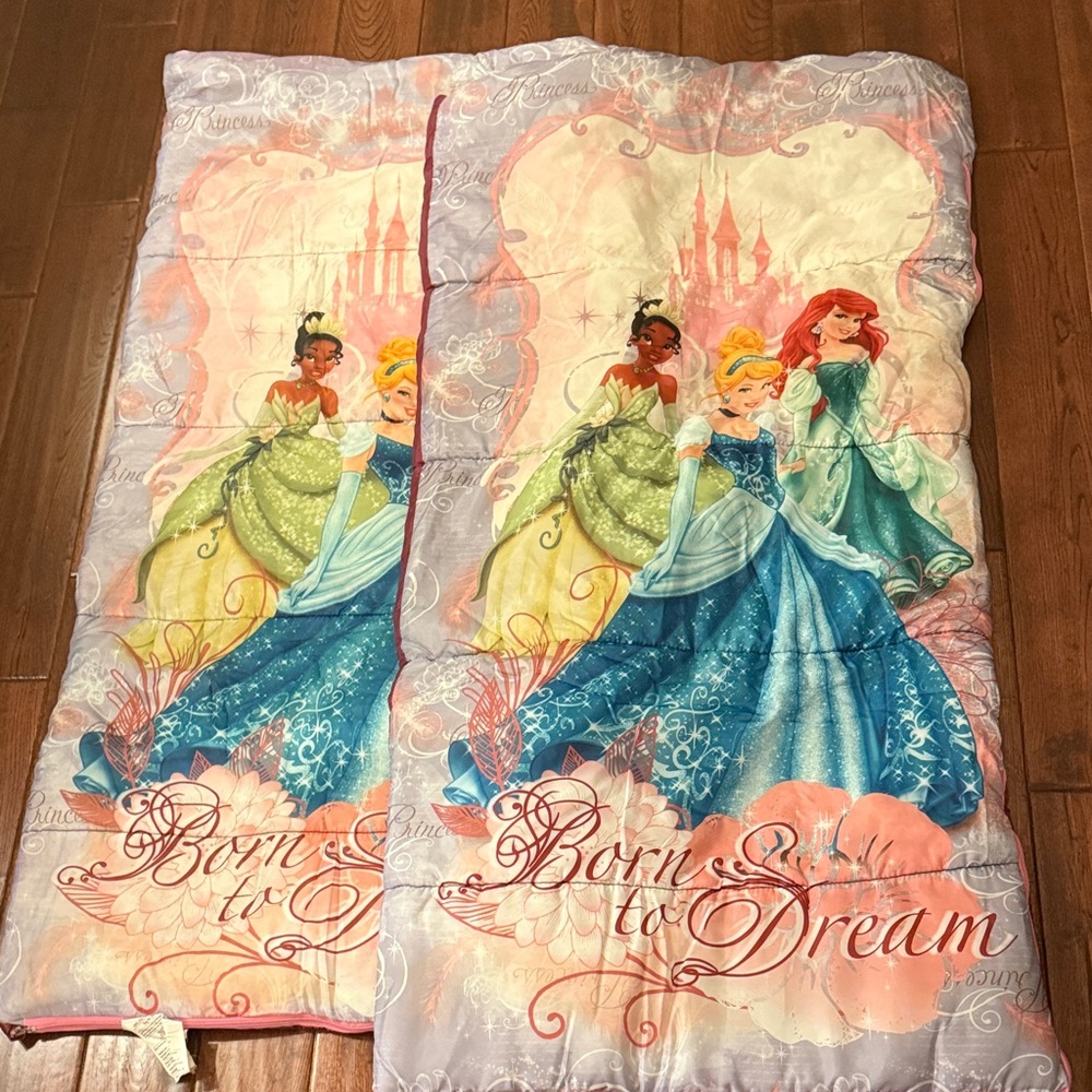 Two Disney Princess Sleeping bags 28x56